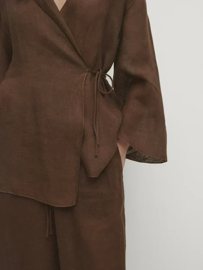 NIZZA - LINEN CO-ORD FALL DROP