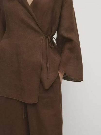 NIZZA - LINEN CO-ORD FALL DROP