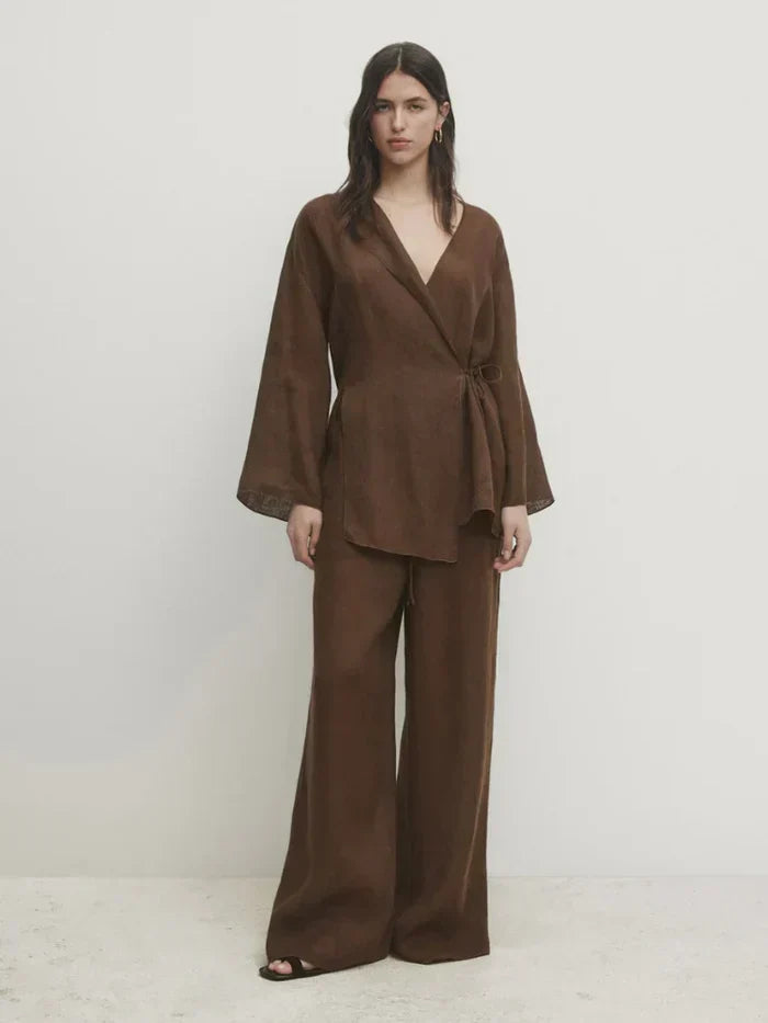 NIZZA - LINEN CO-ORD FALL DROP