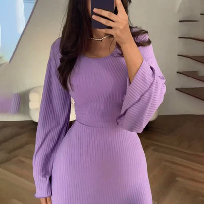 LYSA - TRENDY SWEATER DRESS