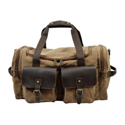 Harlan | Vintage Canvas Weekend Duffel Bag