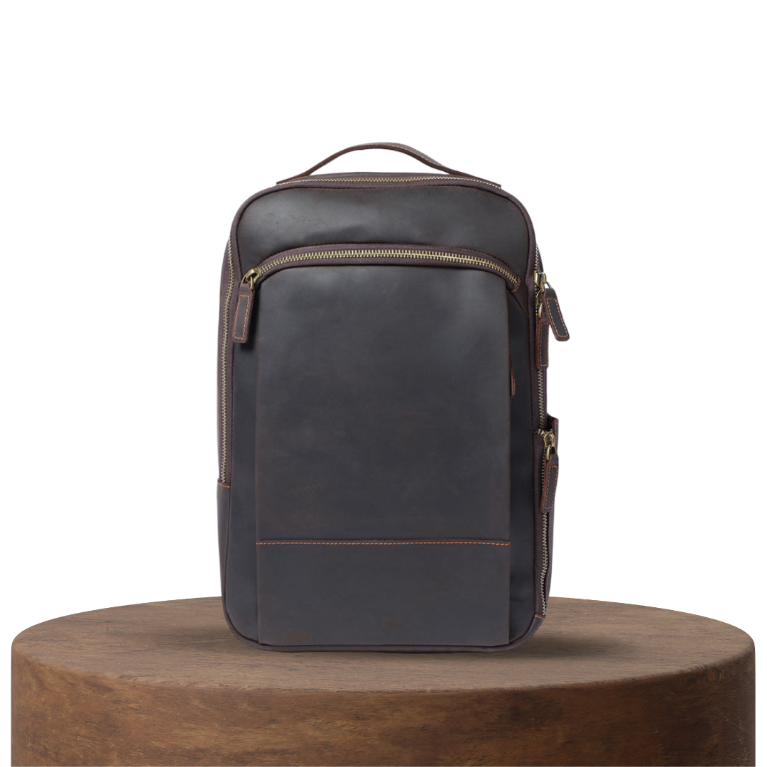 Archer | Leather Laptop Rucksack