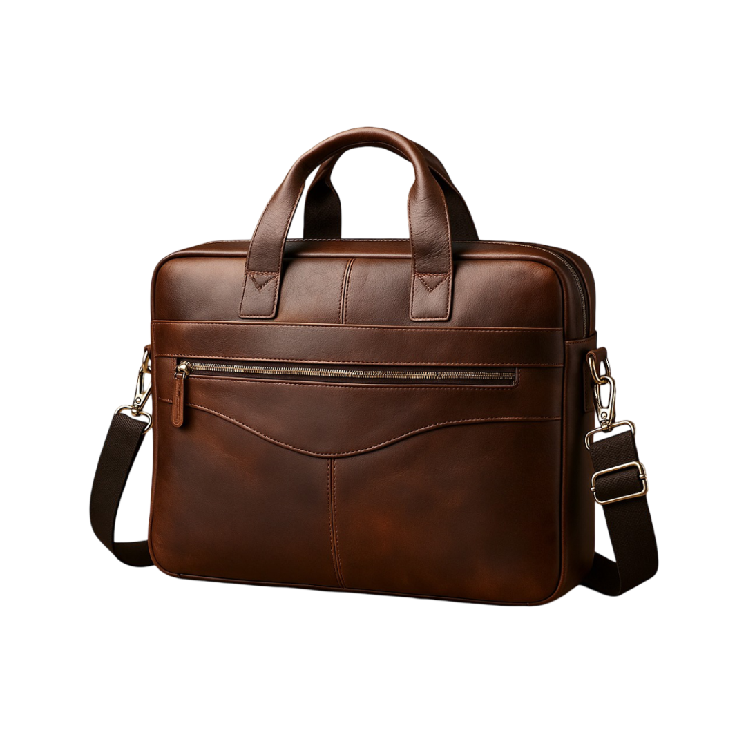 Anthony | Modern Leather Briefcase | Crossbody Bag