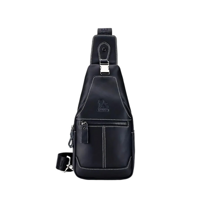 Callum | Leather Crossbody Chest Bag for Men