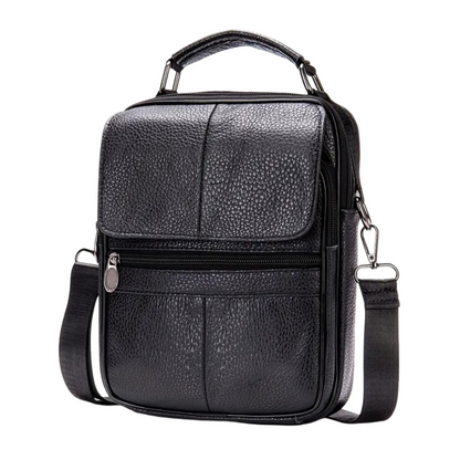 Jasper | Leather Courier Shoulder Bag for Men