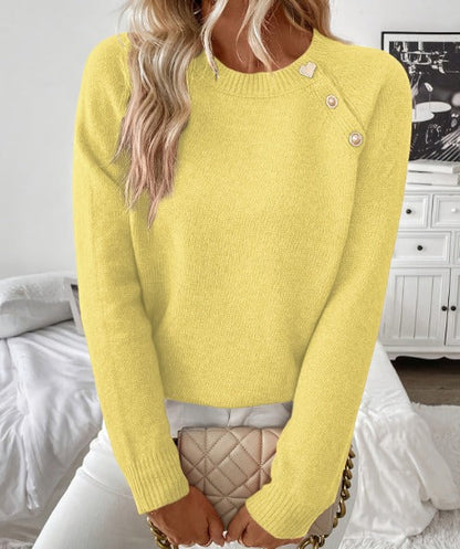 SABELLE – EMBELLISHED PEARL KNIT PULLOVER