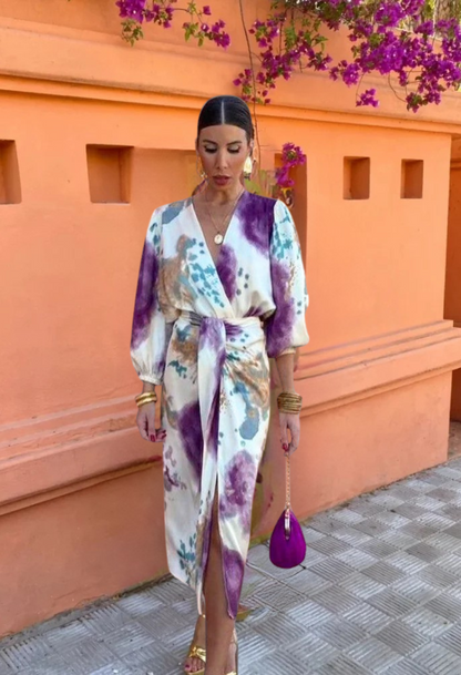 CAROLE - SOPHISTICATED PRINTED DRESS