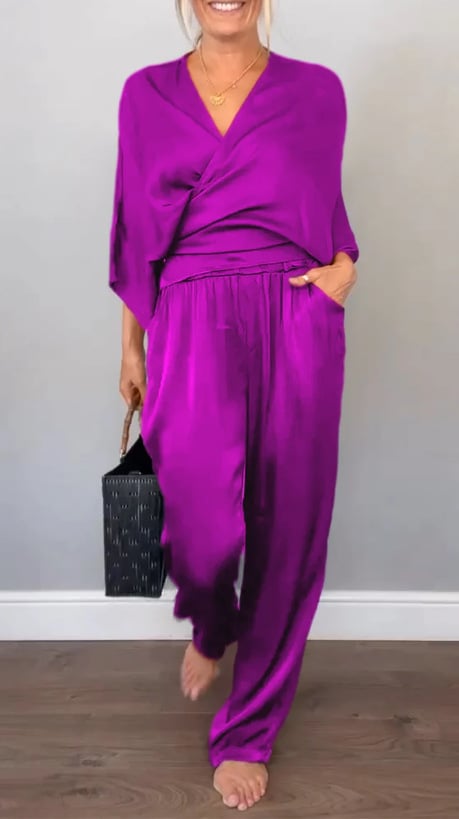 GELLI - LUXE COMFORT SATIN SUIT
