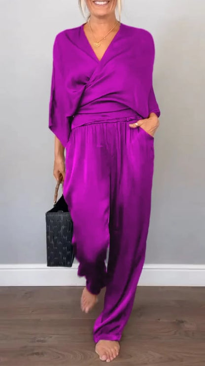 GELLI - LUXE COMFORT SATIN SUIT