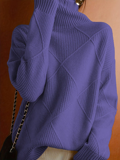 Jessie | Knitted Sweater with High Collar