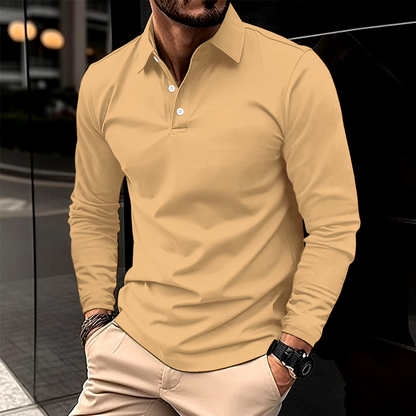 DOUG - RELAXED LONG-SLEEVE POLO
