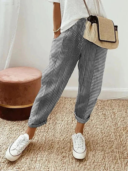 JASMIN - LAIDBACK STRIPED BOTTOMS