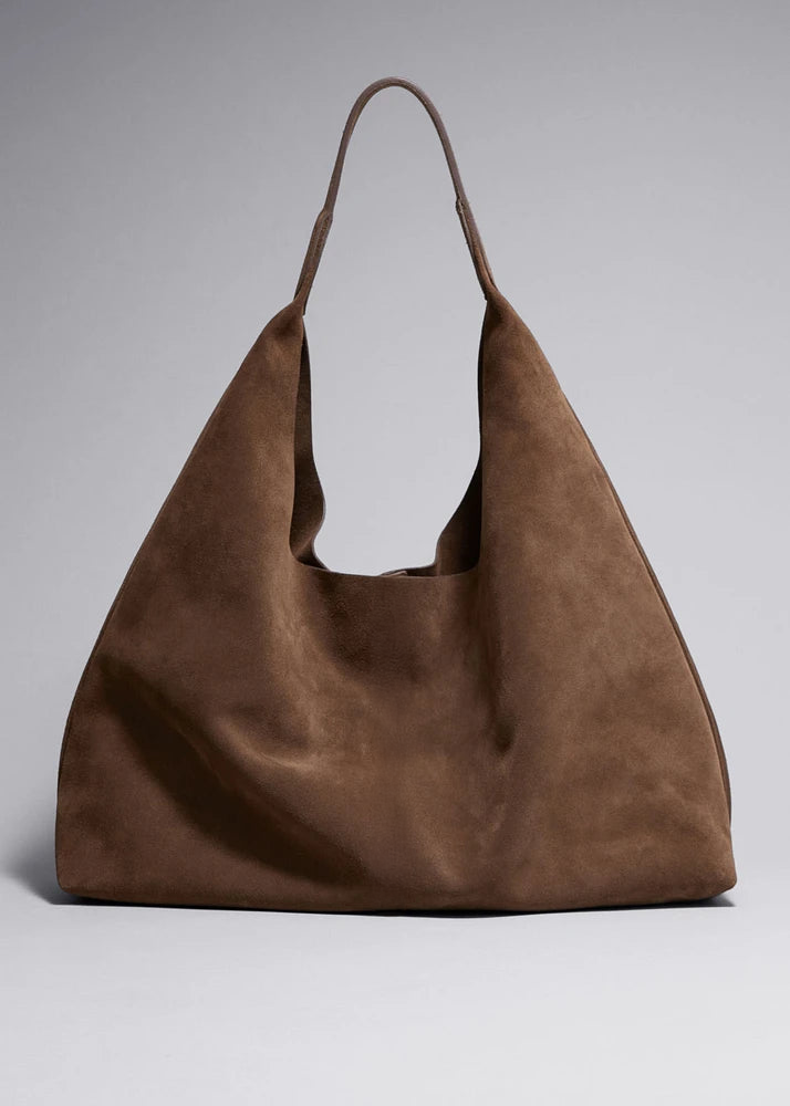 CAPRI - VINTAGE STYLE SUEDE HANDBAG TOTE