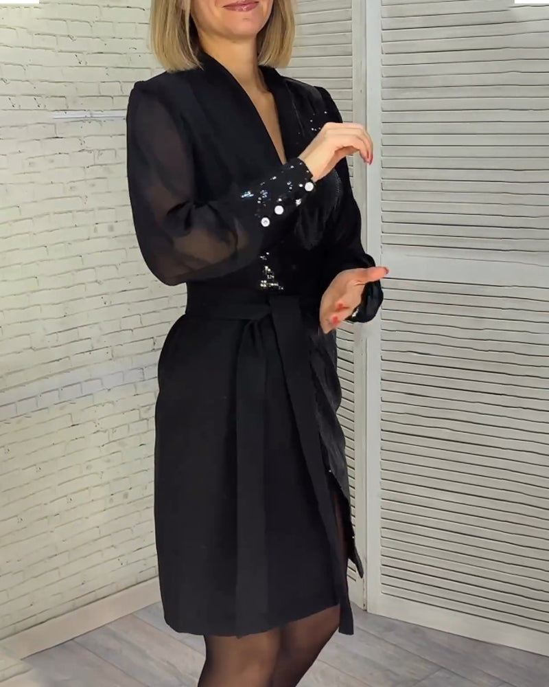 MILEY – STARLIT ELEGANCE SEQUIN DRESS