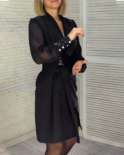 MILEY – STARLIT ELEGANCE SEQUIN DRESS