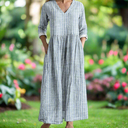 DHAYEN - WEEKEND STRIPE DRESS