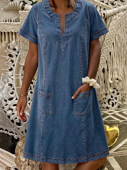 PAULEEN - SOFT DENIM DRESS