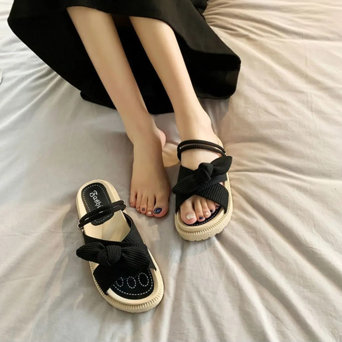 DAVINA - FASHION PLATFORM SUMMER SANDALS