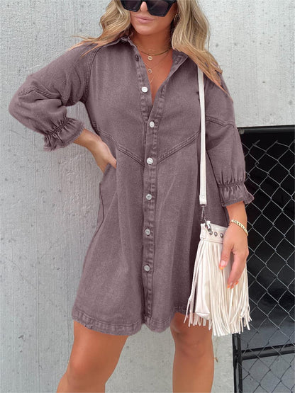 Eliana - Casual Denim Dress