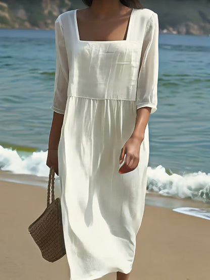 KLEA - PURE STYLE LINEN DRESS