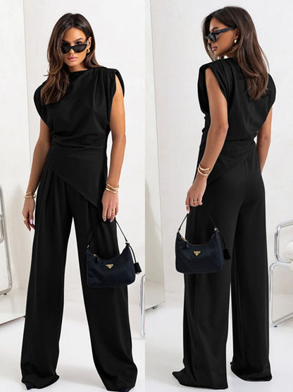 DOLLY - PLEATED TANK TOP AND TROUSER SET