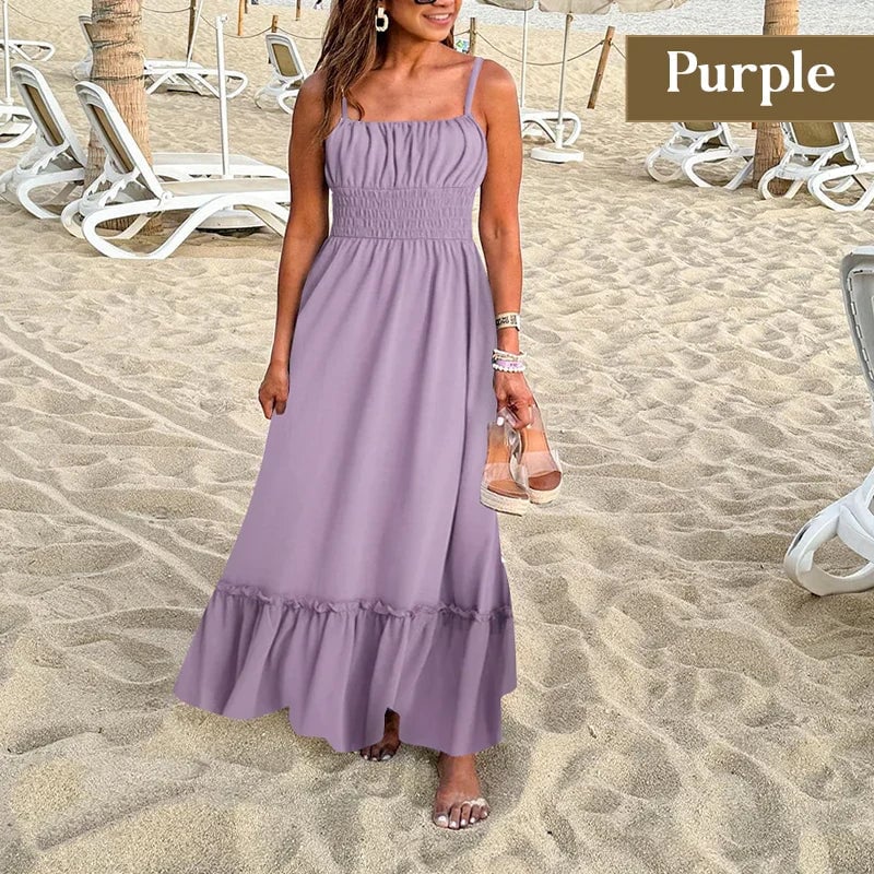 MONROE - ELEGANT FLORAL MAXI CAMI DRESS