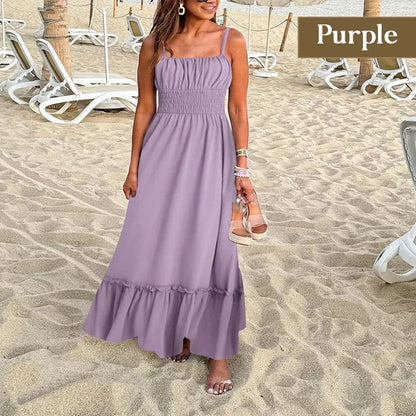 MONROE - ELEGANT FLORAL MAXI CAMI DRESS