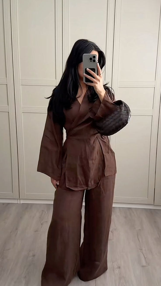 NIZZA - LINEN CO-ORD FALL DROP