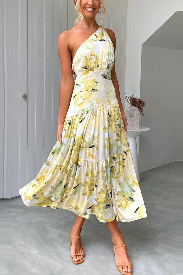 KYRIE - BRIGHT FLORAL MIDI DRESS