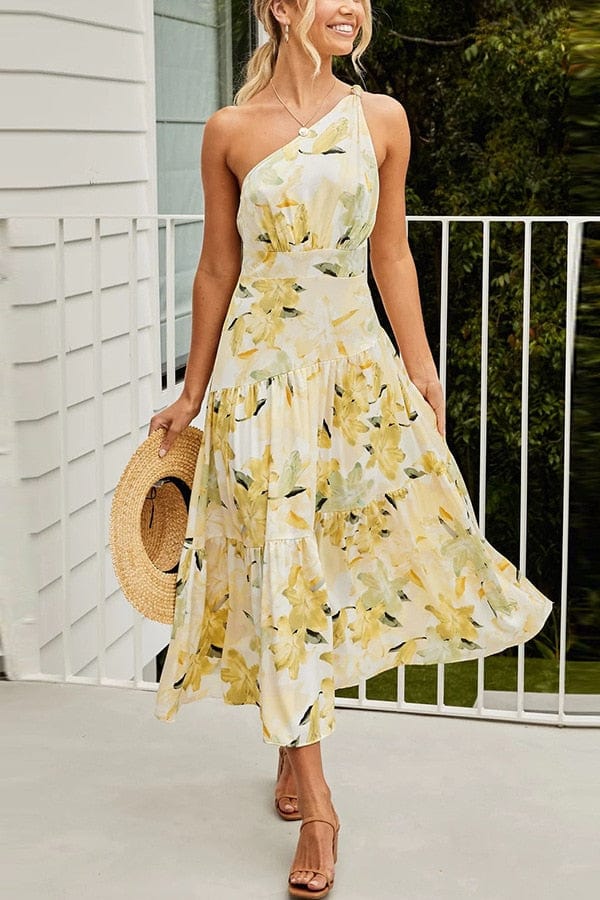 KYRIE - BRIGHT FLORAL MIDI DRESS