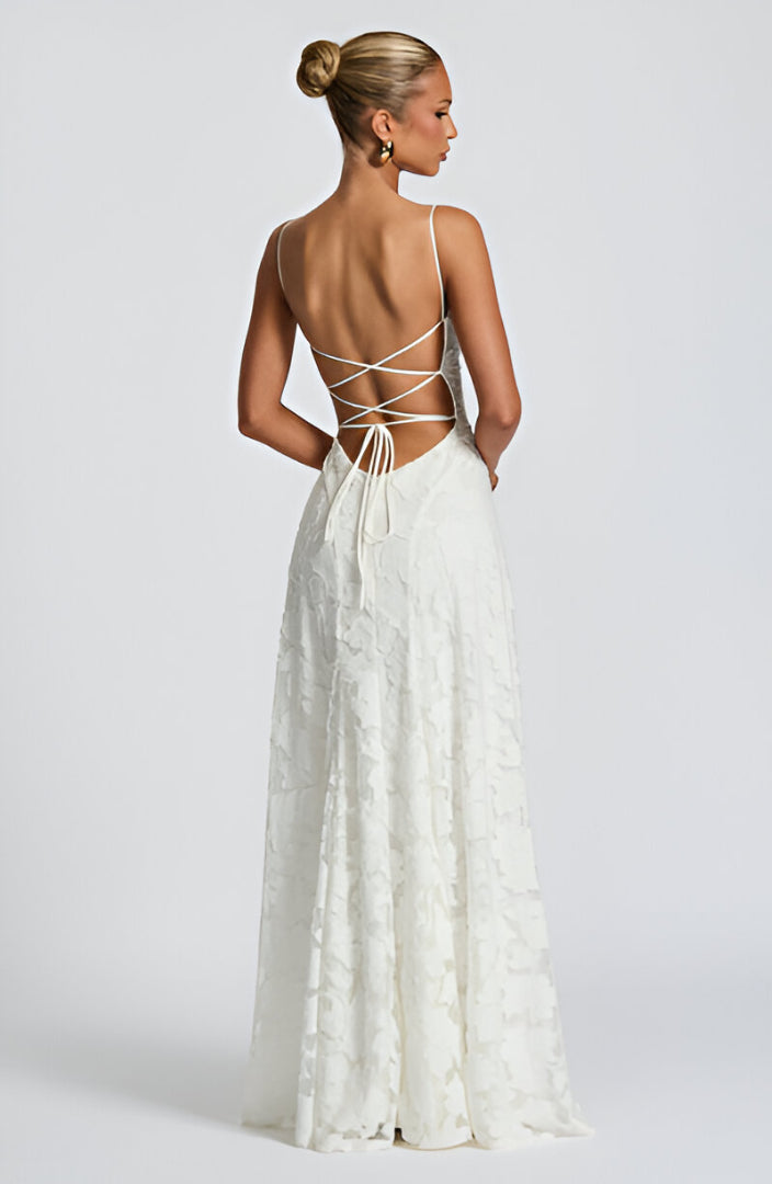 ELOISA - LACED IN LOVE MAXI DRESS