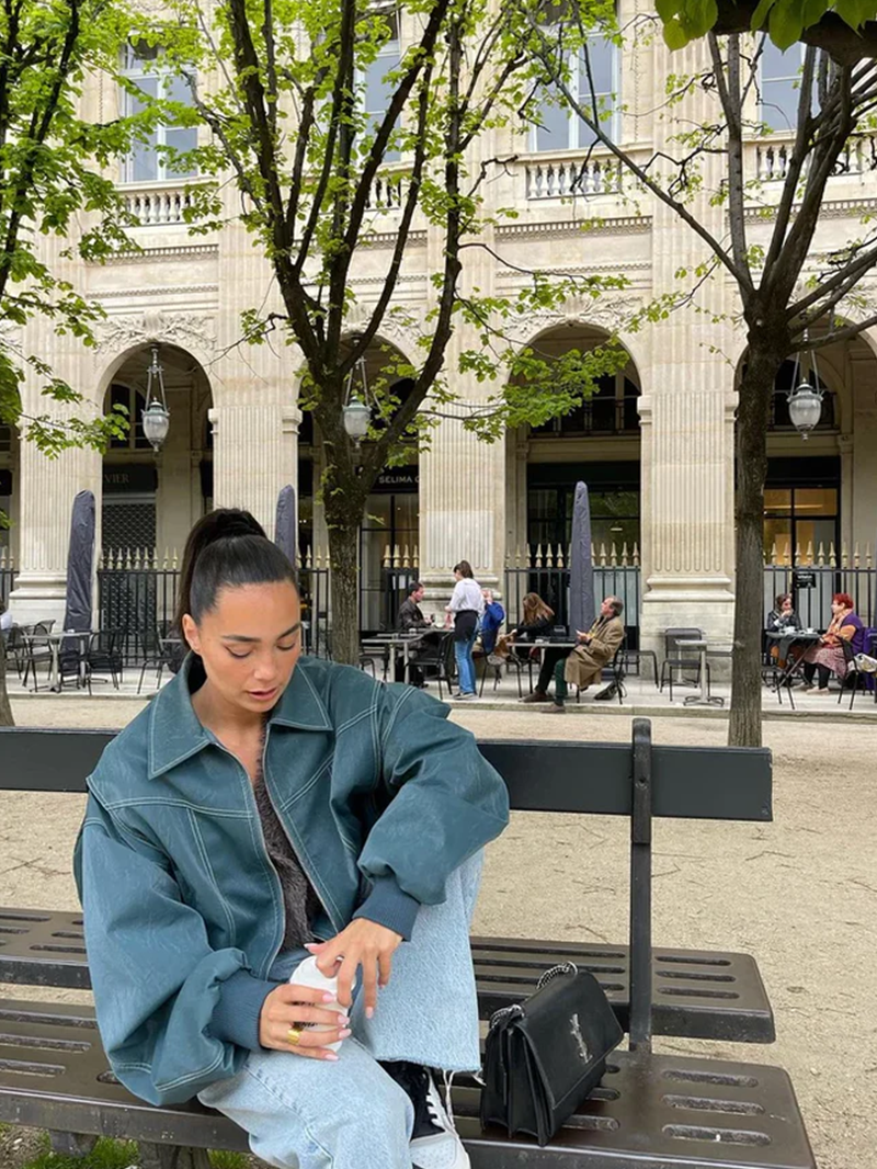 NALIYAH - OVERSIZED COLORBLOCK WINDBREAKER JACKET