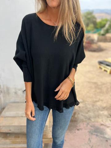 TINSLEY - CHIQUE LACE FALL SWEATER