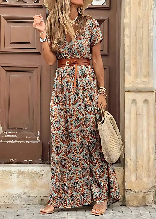 LUCILA - ECCENTRIC MAXI DRESS