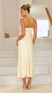 SKYLYNN - ELEGANT LONG DRESS WITH THIN STRAPS