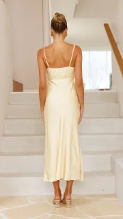 SKYLYNN - ELEGANT LONG DRESS WITH THIN STRAPS