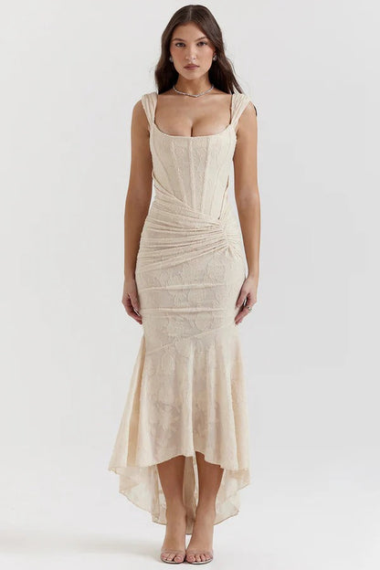 WANWAN - BLOSSOM PRINT MAXI GOWN