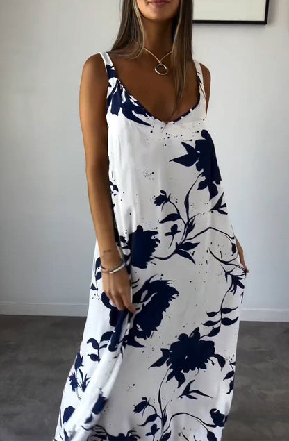 RADA - ELEGANT PRINTED SLIP DRESS