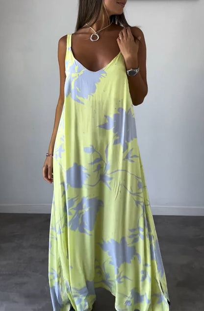 RADA - ELEGANT PRINTED SLIP DRESS