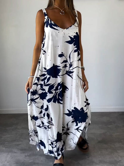 RADA - ELEGANT PRINTED SLIP DRESS