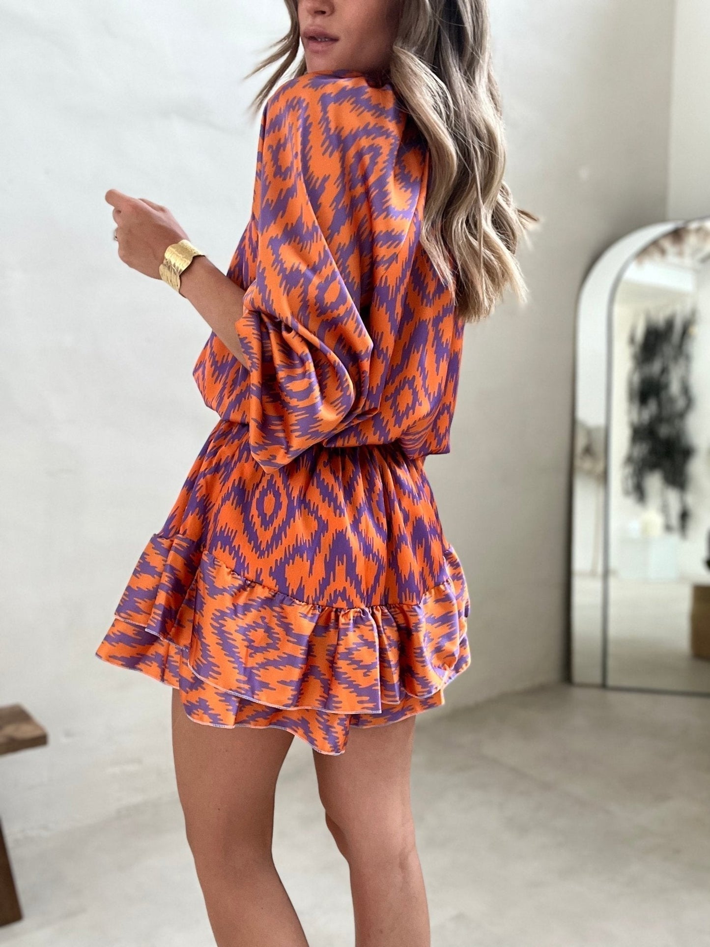 ARLETTE - PRINTED CHIC SUMMER DRESS