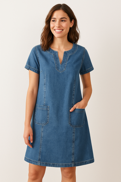PAULEEN - SOFT DENIM DRESS