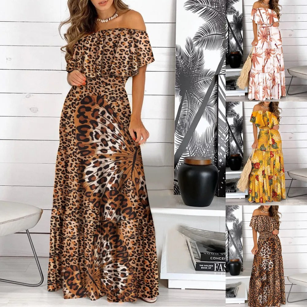 Liana - Printed Long Fashionable Dress