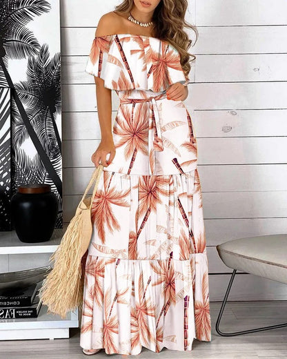 Liana - Printed Long Fashionable Dress