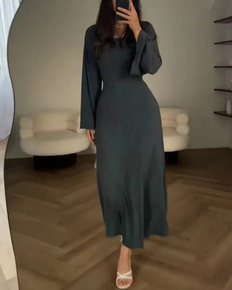 CLARE - SOPHISTICATED LONG-SLEEVE DRESS