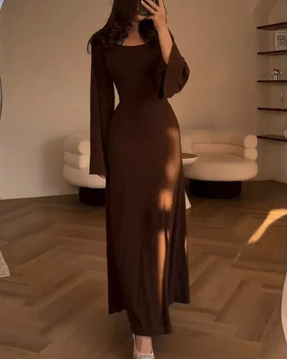 CLARE - SOPHISTICATED LONG-SLEEVE DRESS