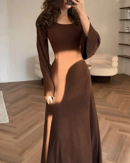 CLARE - SOPHISTICATED LONG-SLEEVE DRESS