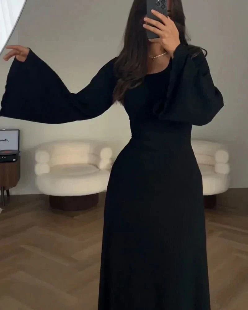 CLARE - SOPHISTICATED LONG-SLEEVE DRESS