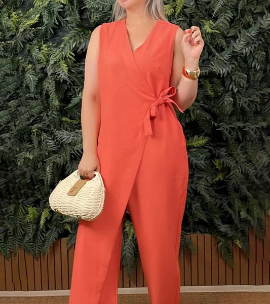 BRIANA - CHIC SLEEVELESS JUMPSUIT