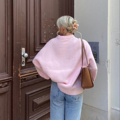 KAYE - WINTER BLUSH WARMTH SWEATER
